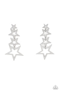 Paparazzi Superstar Crescendo - Silver Earrings