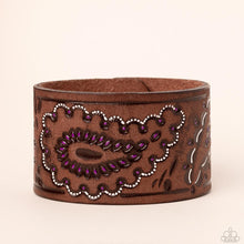 Load image into Gallery viewer, Paparazzi Paisley Pioneer - Purple Bracelet
