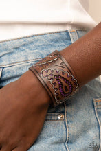 Load image into Gallery viewer, Paparazzi Paisley Pioneer - Purple Bracelet
