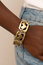 Load image into Gallery viewer, Paparazzi Legendary Lovers - Brass Bracelet
