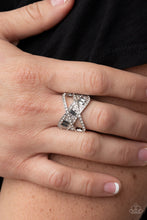 Load image into Gallery viewer, Paparazzi Triple Threat Twinkle - Silver Ring

