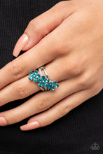 Load image into Gallery viewer, Paparazzi Posh Petals - Blue Ring
