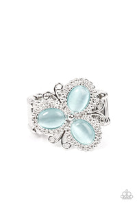 Paparazzi Bewitched Blossoms - Blue Ring