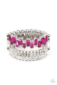 Paparazzi Hold Your CROWN High - Pink Ring