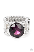 Load image into Gallery viewer, Paparazzi High Roller Sparkle - Purple Ring
