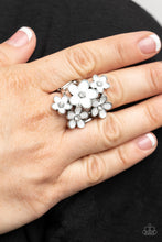 Load image into Gallery viewer, Paparazzi Boastful Blooms - White Ring
