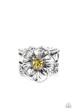 Load image into Gallery viewer, Paparazzi Prismatically Petunia - Yellow Ring
