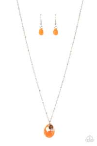 Paparazzi Cherokee Canyon - Orange Necklace