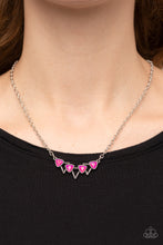 Load image into Gallery viewer, Paparazzi Pyramid Prowl - Pink Necklace
