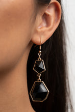 Load image into Gallery viewer, Paparazzi Rio Relic - Black Earring
