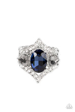 Load image into Gallery viewer, Paparazzi Bow Down to Dazzle - Blue Ring
