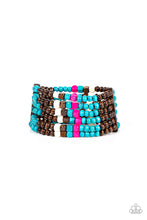 Load image into Gallery viewer, Paparazzi Dive into Maldives - Blue Bracelet
