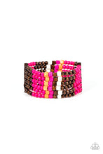 Load image into Gallery viewer, Paparazzi Dive into Maldives - Pink Bracelet
