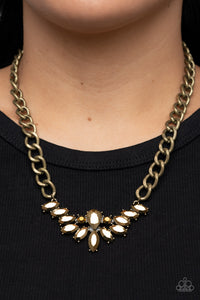 Paparazzi Come at Me - Brass Necklace
