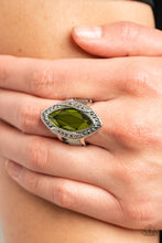 Load image into Gallery viewer, Paparazzi Let Me Take a REIGN Check - Green Ring

