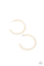 Load image into Gallery viewer, Paparazzi Rural Retrograde - White Earrings
