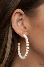 Load image into Gallery viewer, Paparazzi Rural Retrograde - White Earrings
