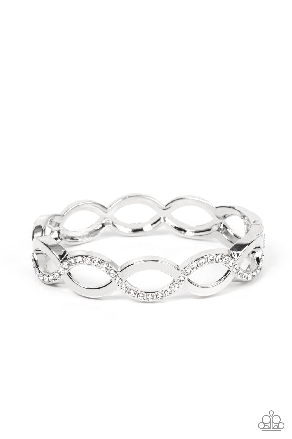 Paparazzi Tailored Twinkle - White Bracelet