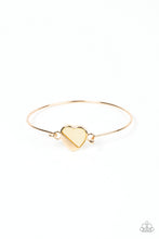 Load image into Gallery viewer, Paparazzi Hidden Intentions - Gold Bracelet
