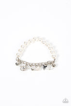 Load image into Gallery viewer, Paparazzi Adorningly Admirable - White Bracelet
