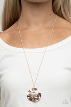 Load image into Gallery viewer, Paparazzi Boom and COMBUST - Rose Gold Necklace
