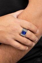 Load image into Gallery viewer, Paparazzi Metro Magnate - Blue Ring
