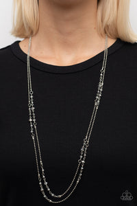 Paparazzi Petitely Prismatic - Silver Necklace