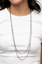 Load image into Gallery viewer, Paparazzi Petitely Prismatic - Black Necklace
