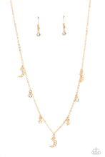 Load image into Gallery viewer, Paparazzi Lunar Lagoon - Gold Necklace
