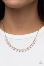 Load image into Gallery viewer, Paparazzi Cue the Mic Drop - Copper Necklace
