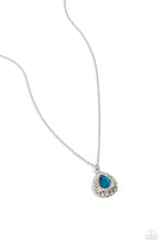Load image into Gallery viewer, Paparazzi Gracefully Glamorous - Blue Necklace
