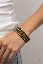 Load image into Gallery viewer, Paparazzi Ritzy Reboot - Brass Bracelet
