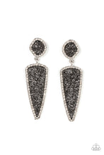 Load image into Gallery viewer, Paparazzi Druzy Desire - Silver Earrings
