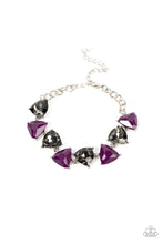 Load image into Gallery viewer, Paparazzi Pumped up Prisms - Purple Bracelet

