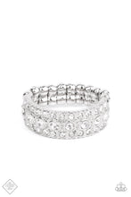 Load image into Gallery viewer, Paparazzi BLING of the Ball - White Ring
