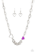 Load image into Gallery viewer, Paparazzi Little Charmer - Purple Necklace

