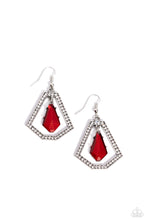 Load image into Gallery viewer, Paparazzi Poshly Photogenic - Red Earrings
