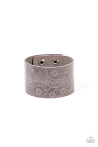 Paparazzi Rosy Wrap Up - Silver Bracelet