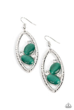 Load image into Gallery viewer, Paparazzi Famously Fashionable - Green Earring
