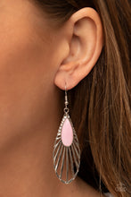 Load image into Gallery viewer, Paparazzi WING-A-Ding-Ding - Pink Earrings
