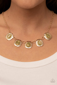 Paparazzi Mayan Masterpiece - Green Necklace