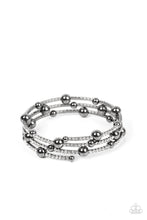 Load image into Gallery viewer, Paparazzi Spontaneous Shimmer - Black Bracelet
