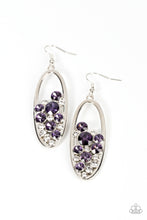 Load image into Gallery viewer, Paparazzi Prismatic Poker Face - Purple Earring
