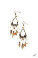 Load image into Gallery viewer, Paparazzi Adobe Air - Brass Earrings
