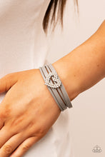 Load image into Gallery viewer, Paparazzi Wildly in Love - Silver Bracelet
