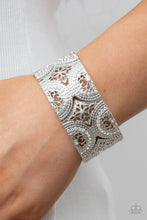 Load image into Gallery viewer, Paparazzi Wheeling and Dealing - White Bracelet
