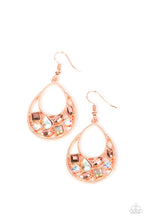 Load image into Gallery viewer, Paparazzi Regal Recreation - Copper Earrings

