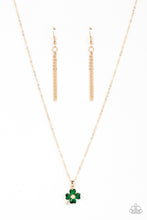 Load image into Gallery viewer, Paparazzi Kiss Me, Im Irish - Gold Necklace
