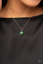 Load image into Gallery viewer, Paparazzi Kiss Me, Im Irish - Gold Necklace
