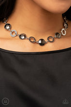 Load image into Gallery viewer, Paparazzi Rhinestone Rollout - Silver Necklace
